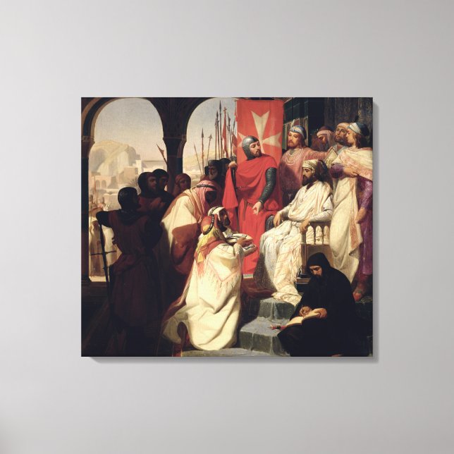 Knights of the Order of St. John of Jerusalem Canvas Print (Front)