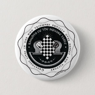 Knights of the Square Table - Greatness Quote 6 Cm Round Badge