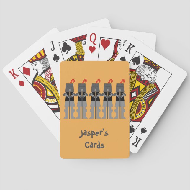 Knights Playing Cards (Back)