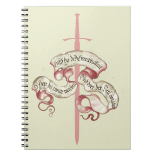 Knight's Prayer with Sword Notebook