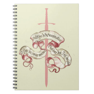 Knight's Prayer with Sword Notebook
