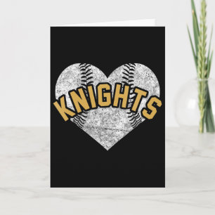 Knights Sell Softll Shirt High School Team Mascot Card