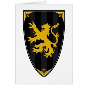 Knights Shield Card