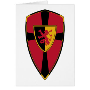 Knights Shield Card