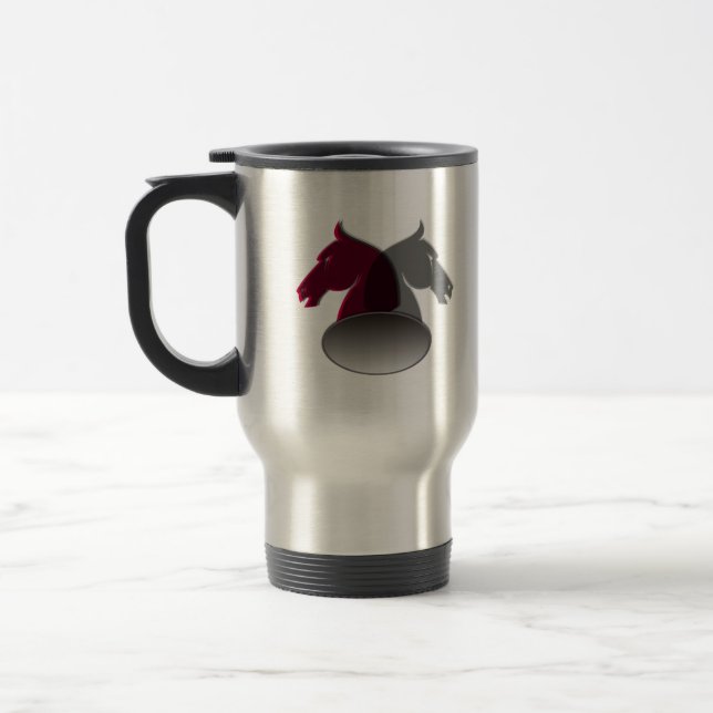 Knights Stainless Travel Mug (Left)