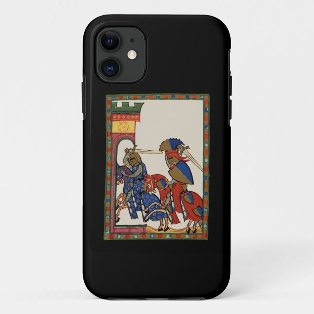 Knights Storming The Castle, 14th Century Case-Mate iPhone Case (Back)