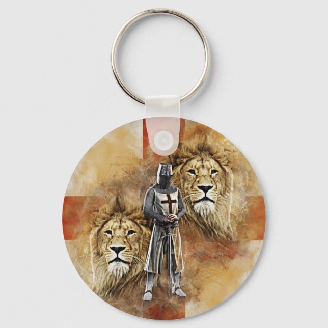 Knights Templar 001 Key Ring (Front)