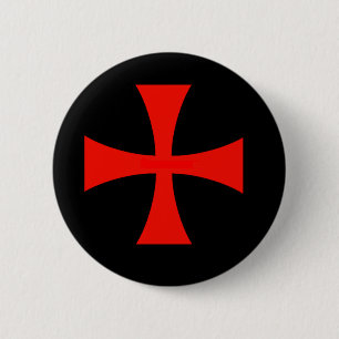 Knights Templar 6 Cm Round Badge