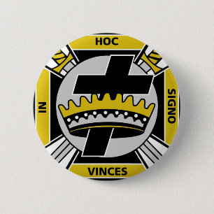Knights Templar 6 Cm Round Badge