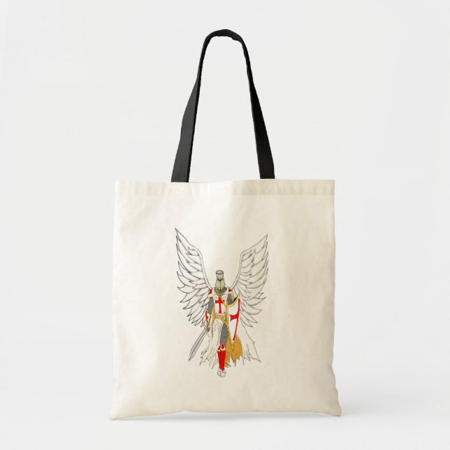 Knights Templar Angel Tote Bag (Front)
