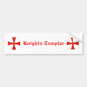 Knights Templar Bumper Sticker