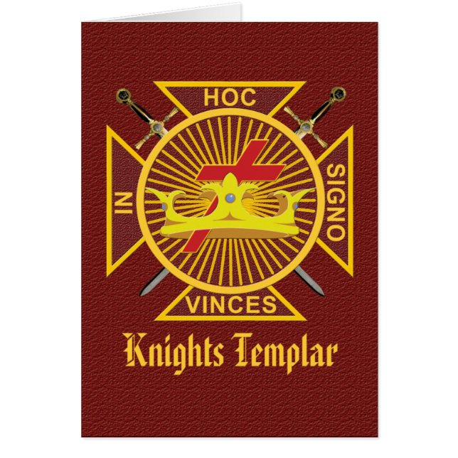 Knights Templar Card (Front)