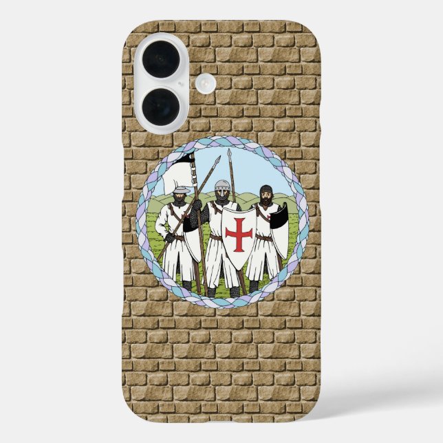 Knights Templar Case-Mate iPhone Case (Back)