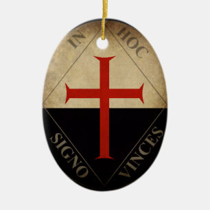 Knights Templar Ceramic Tree Decoration