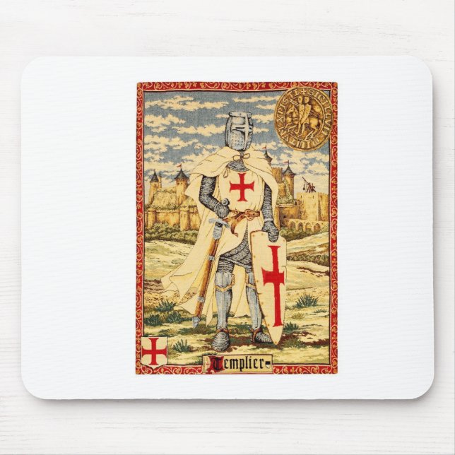 KNIGHTS TEMPLAR CLASSIC MOUSE MAT (Front)