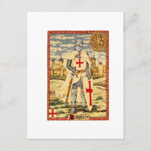 KNIGHTS TEMPLAR CLASSIC POSTCARD