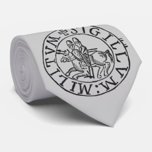 Knights Templar Coat of Arms Tie