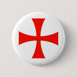 Knights_Templar_Cross 6 Cm Round Badge