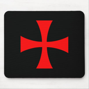 Knights Templar Cross Catholic Christian Order The Mouse Mat