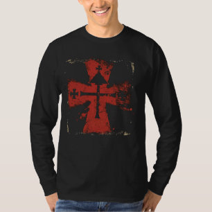 Knights Templar Cross Christian Crusader Vintage D T-Shirt