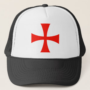 Knights_Templar_Cross Trucker Hat