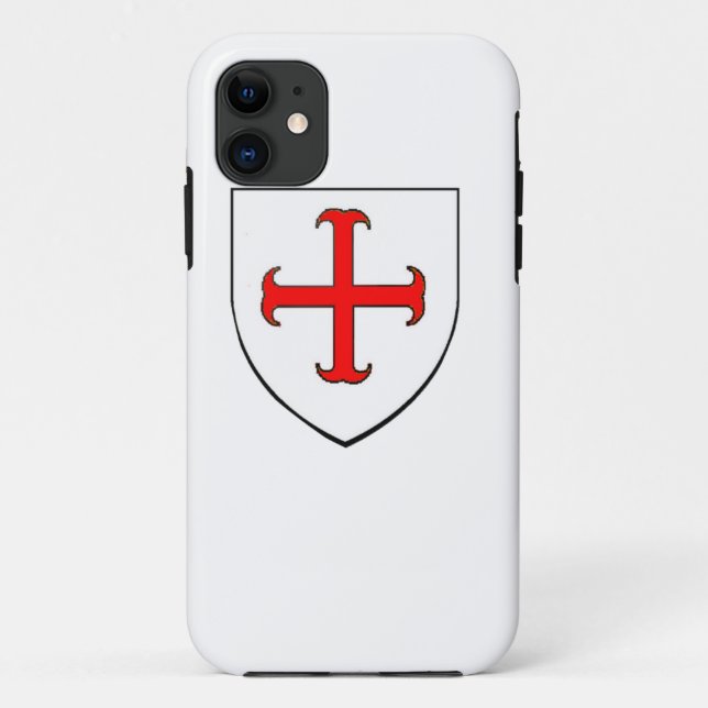 Knights Templar Crusade Shield Case-Mate iPhone Case (Back)