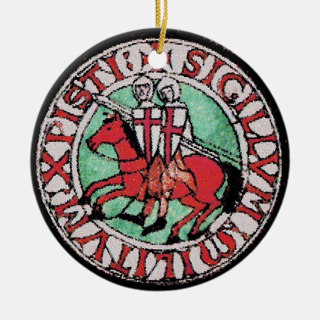 Knights Templar Emblem Ornament (Front)