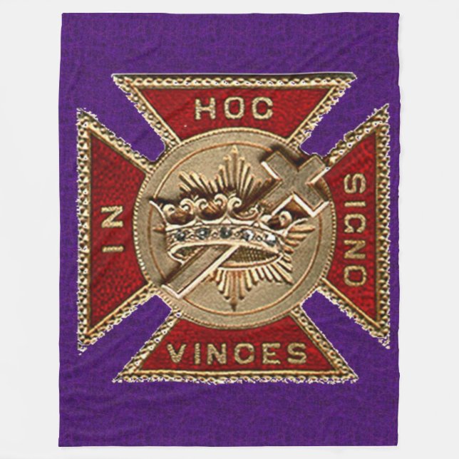 KNIGHTS TEMPLAR Fleece Blankets (Front)