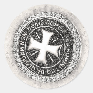 Knights Templar Mediaeval Cross Seal Custom Design