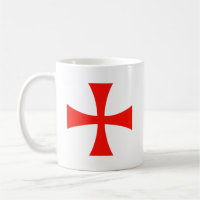 Knights Templar Red Cross Crusader Mediaeval Coffe