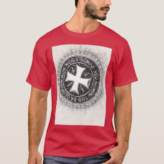 Knights Templar Seal Of Honour Valour Strength And T-Shirt