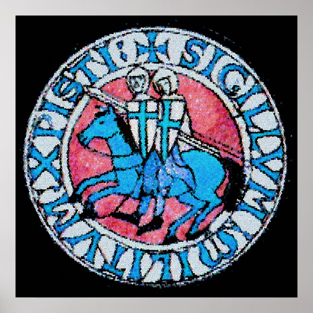 Knights Templar Seal Poster (Front)
