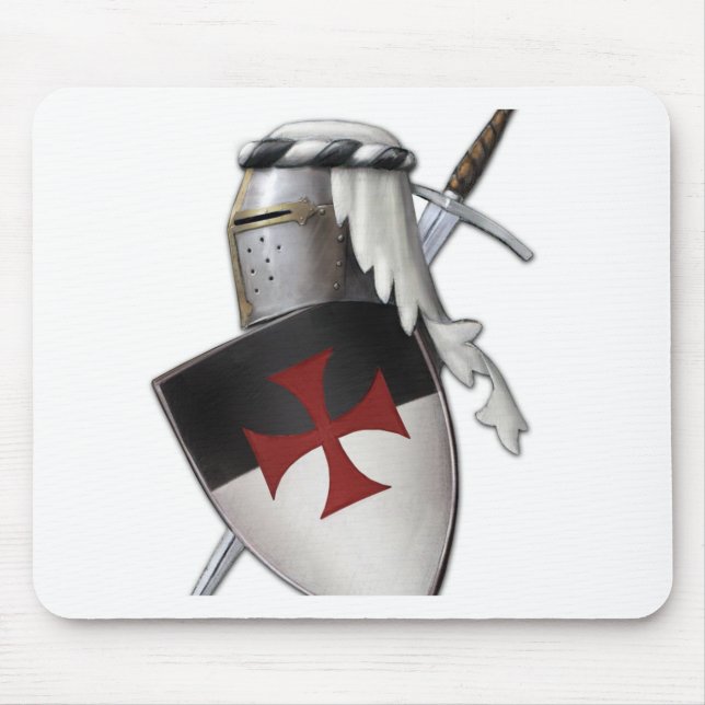 Knights Templar shield Mouse Mat (Front)
