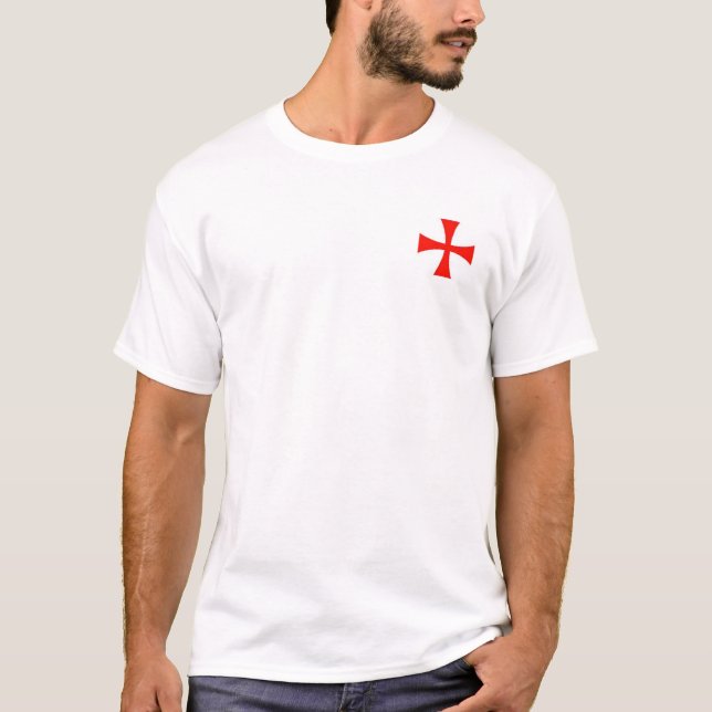 Knights Templar Sword and Mace Shirt (Front)