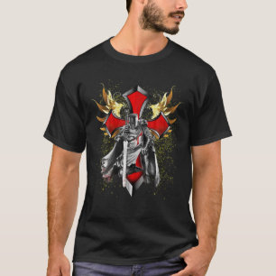 Knights Templar T Oath For God - Christian T-Shirt