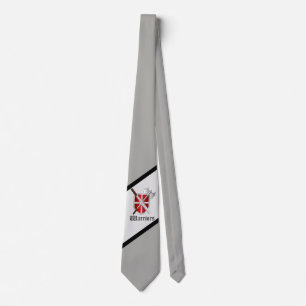 Knights Vikings Warriors Mascot  Football Necktie
