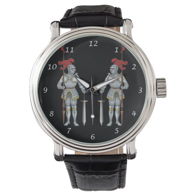 Knights Waiting for Battle in Armour Watch (Front)