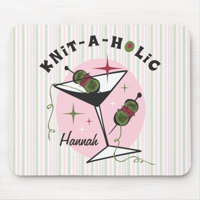 Knit-A-Holic Mouse Mat (Front)