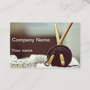 Knit and Crochet Business Card