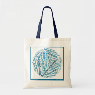 Knit Book yarn craft tote bookclub bag
