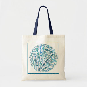 Knit Book yarn craft tote bookclub bag
