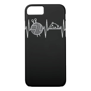 Knit Crochet Knitter Gift Crocheting Sheep Knittin iPhone 8/7 Case