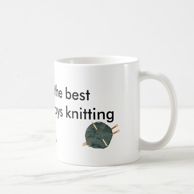 Knit Crochet Mug (Right)