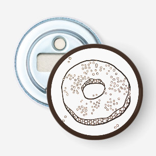 KNIT DONUT Button Bottle Opener