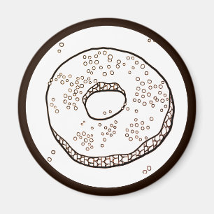 KNIT DONUT Round Magnet