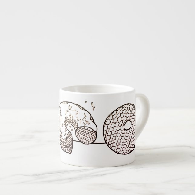 KNIT DONUTS Espresso Cup (Front Right)