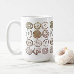 KNIT DOZEN DONUTS Tall White Mug