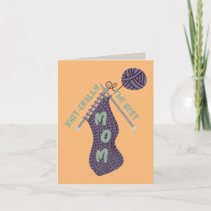 Knit-erally the Best Mum Note Card