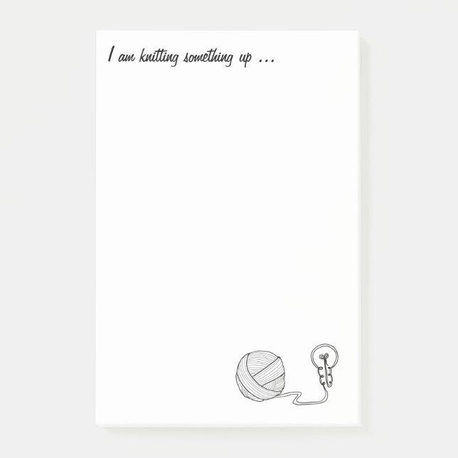 Knit Inspirations Post-it Notes (Front)