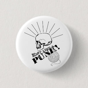 Knit Like a Punk button